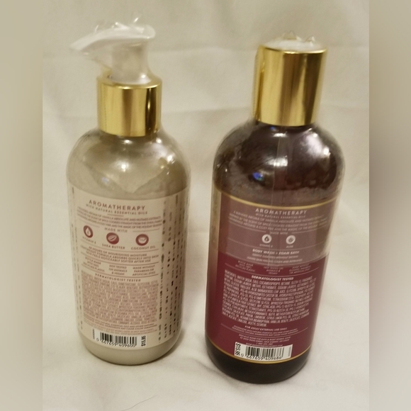 Bath & Body Works Vanilla Nutmeg Moisturizing Body Lotion & Body Wash Set - New! - Picture 2 of 2